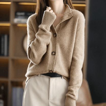 Damen Leichte Strickjacke Casual-Stil