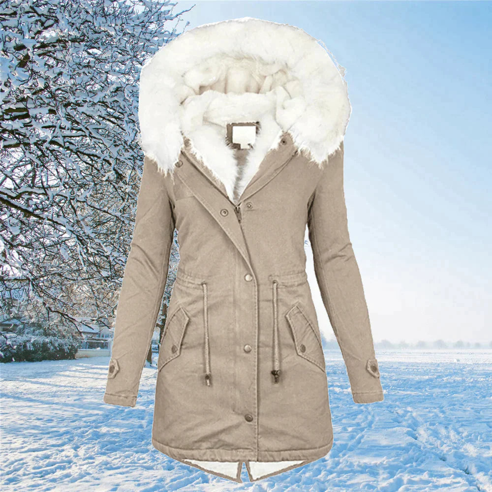 Damen Winterparka gefüttert Warm Stylisch