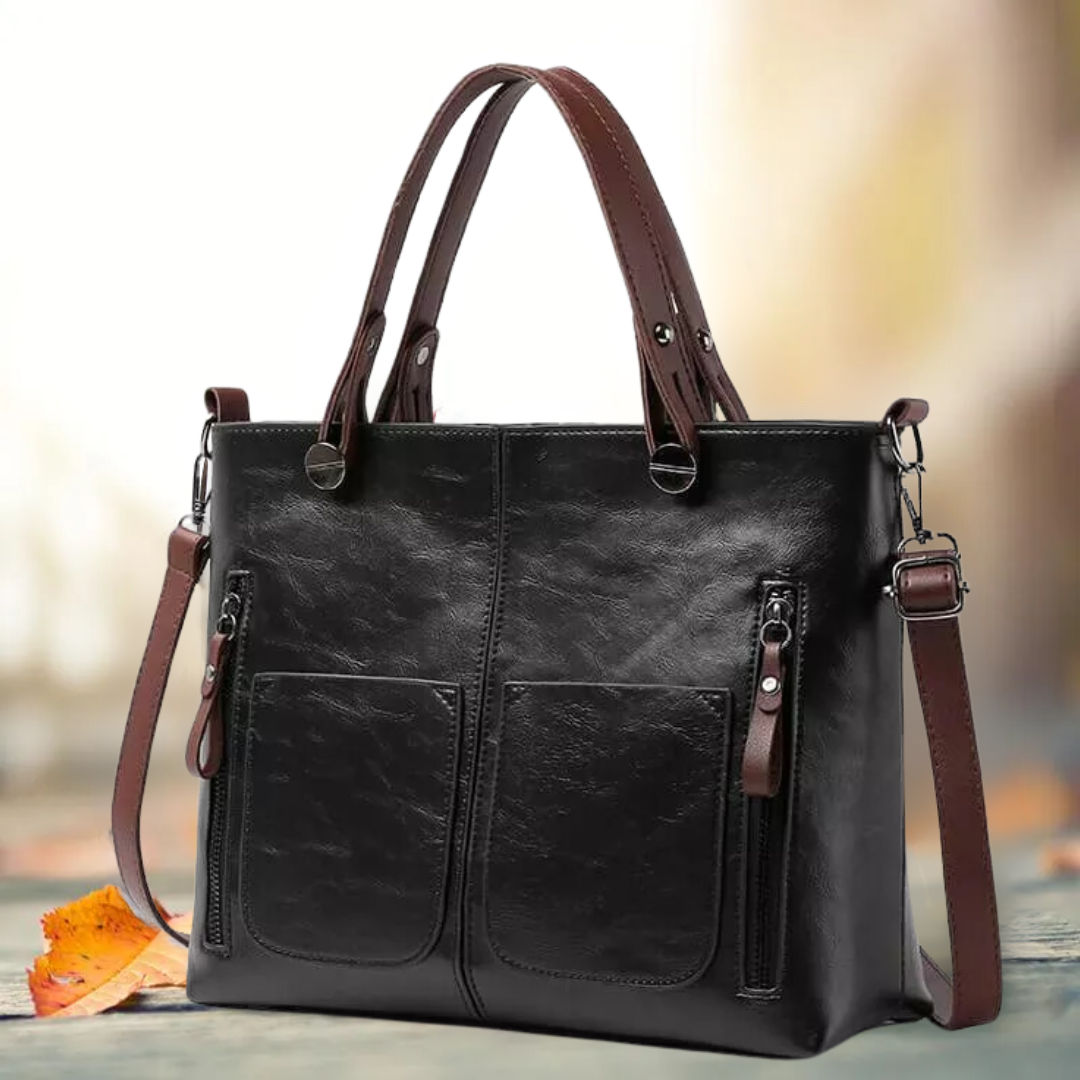 Eveloria Damen Schultertasche Klassisch Leder