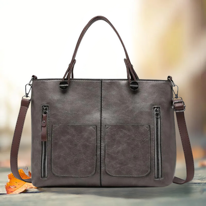Eveloria Damen Schultertasche Klassisch Leder