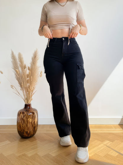 Eveloria Damen Cargo Jeans