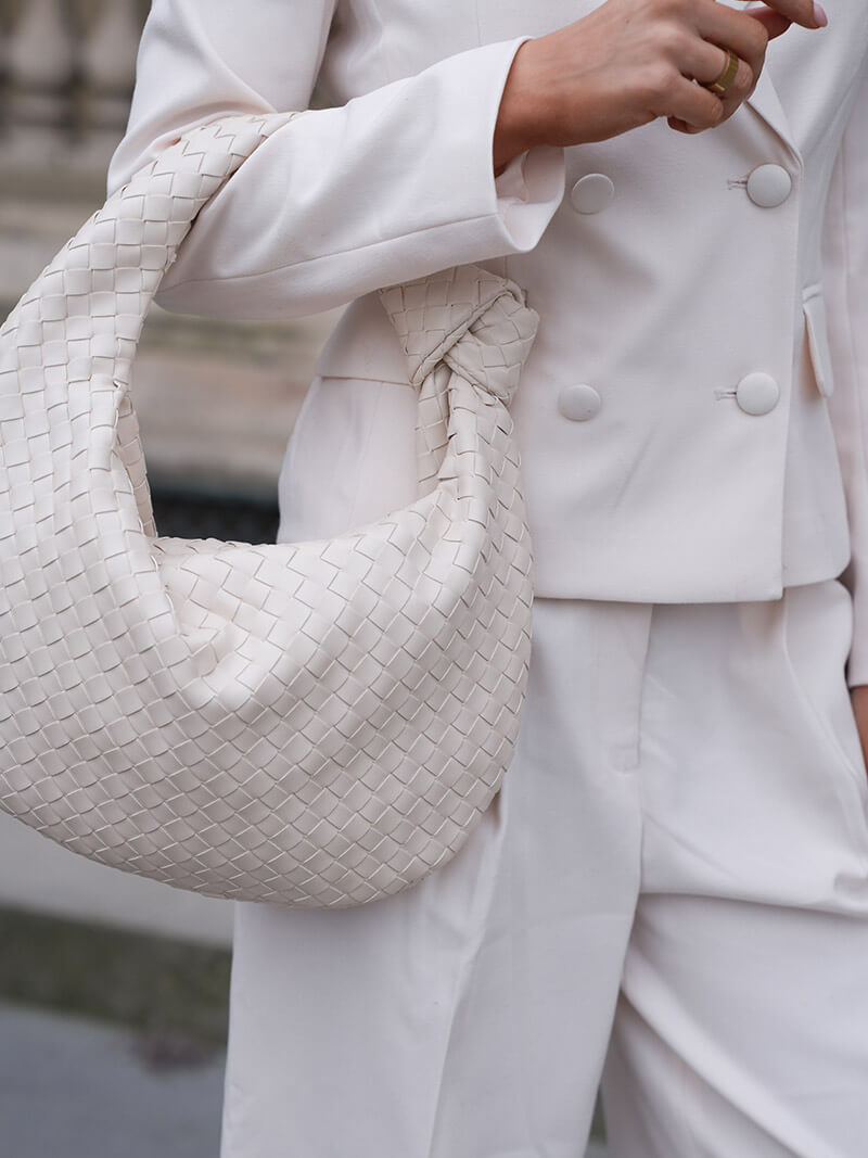 Geflochtene Handtasche Mittelgröße