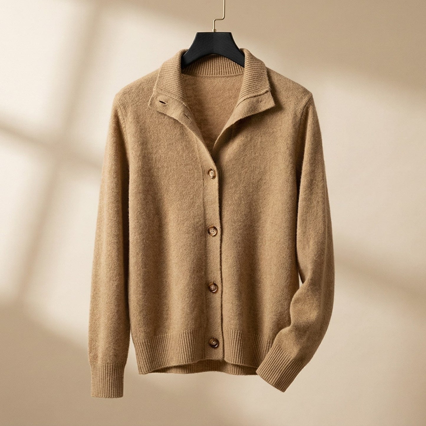 Herren Strickjacke mit Kragen und Knöpfen Jakob