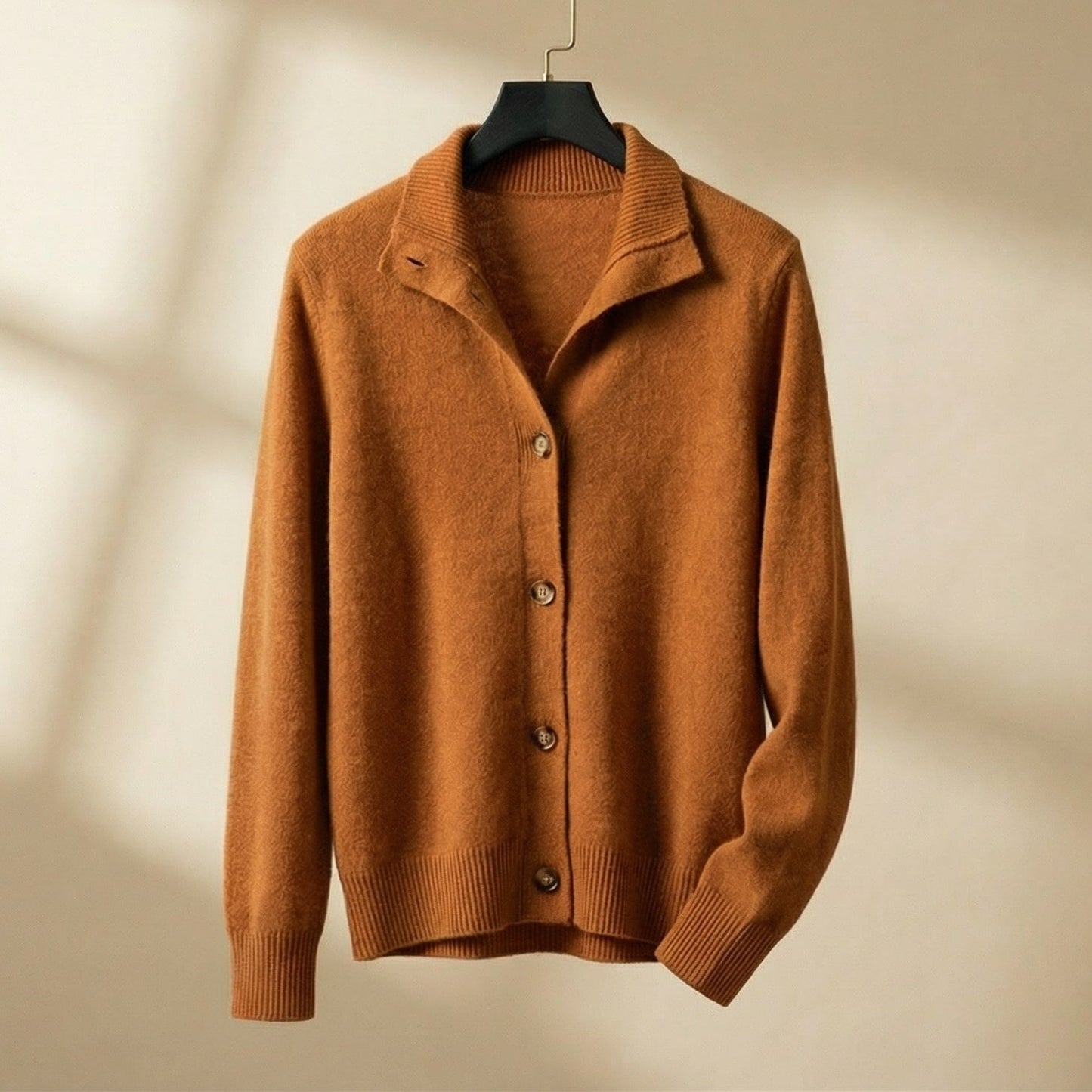 Herren Strickjacke mit Kragen und Knöpfen Jakob - Eveloria