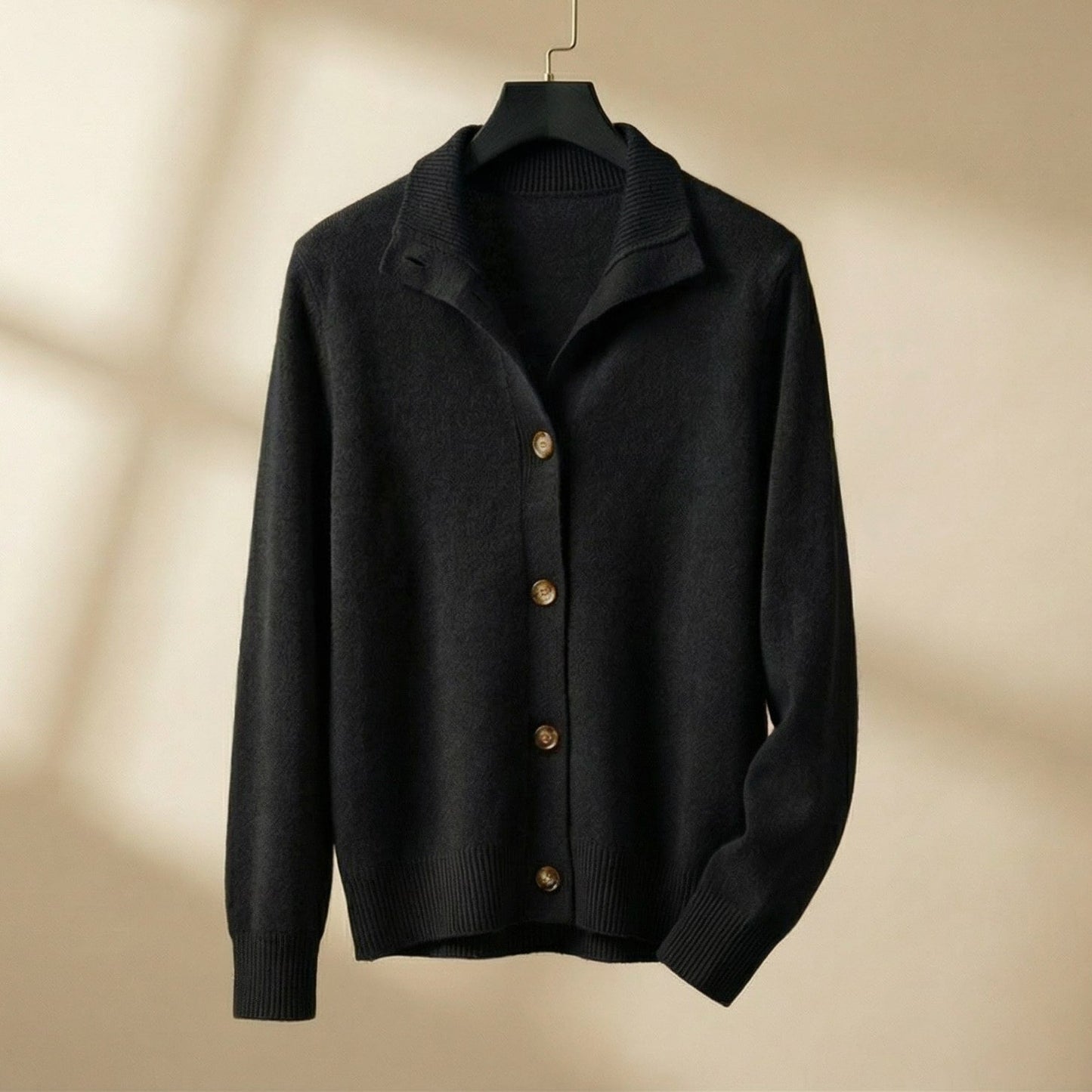 Herren Strickjacke mit Kragen und Knöpfen Jakob