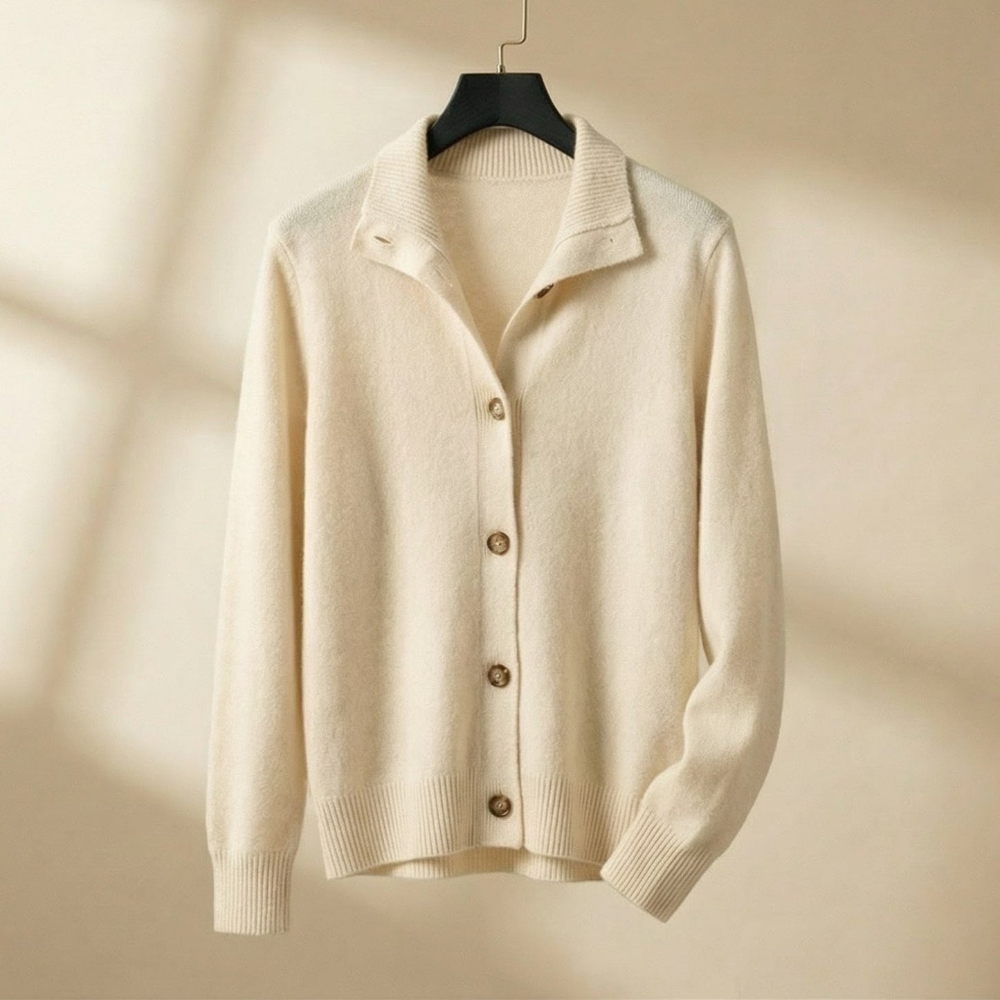 Herren Strickjacke mit Kragen und Knöpfen Jakob