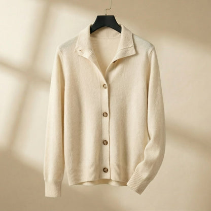 Herren Strickjacke mit Kragen und Knöpfen Jakob