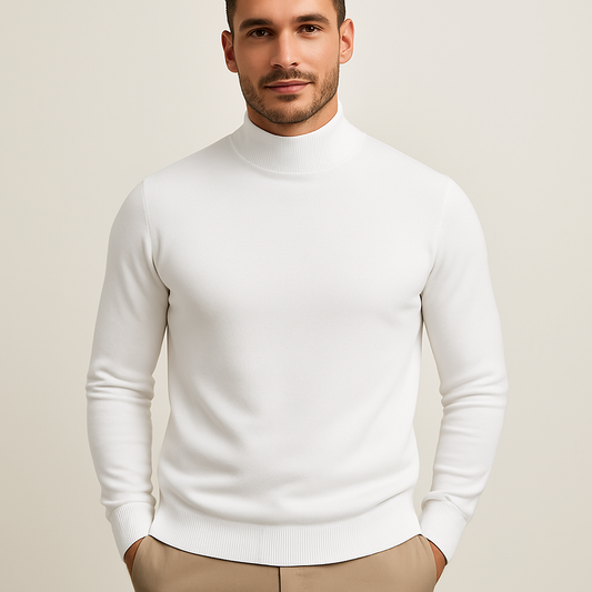 Herren Pullover Stehkragen - Eveloria