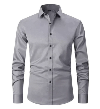 Herren Slim Fit Hemd aus Baumwolle Weiß
