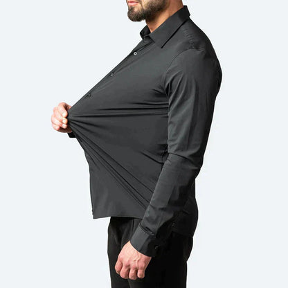 Herren Slim Fit Hemd aus Baumwolle Weiß