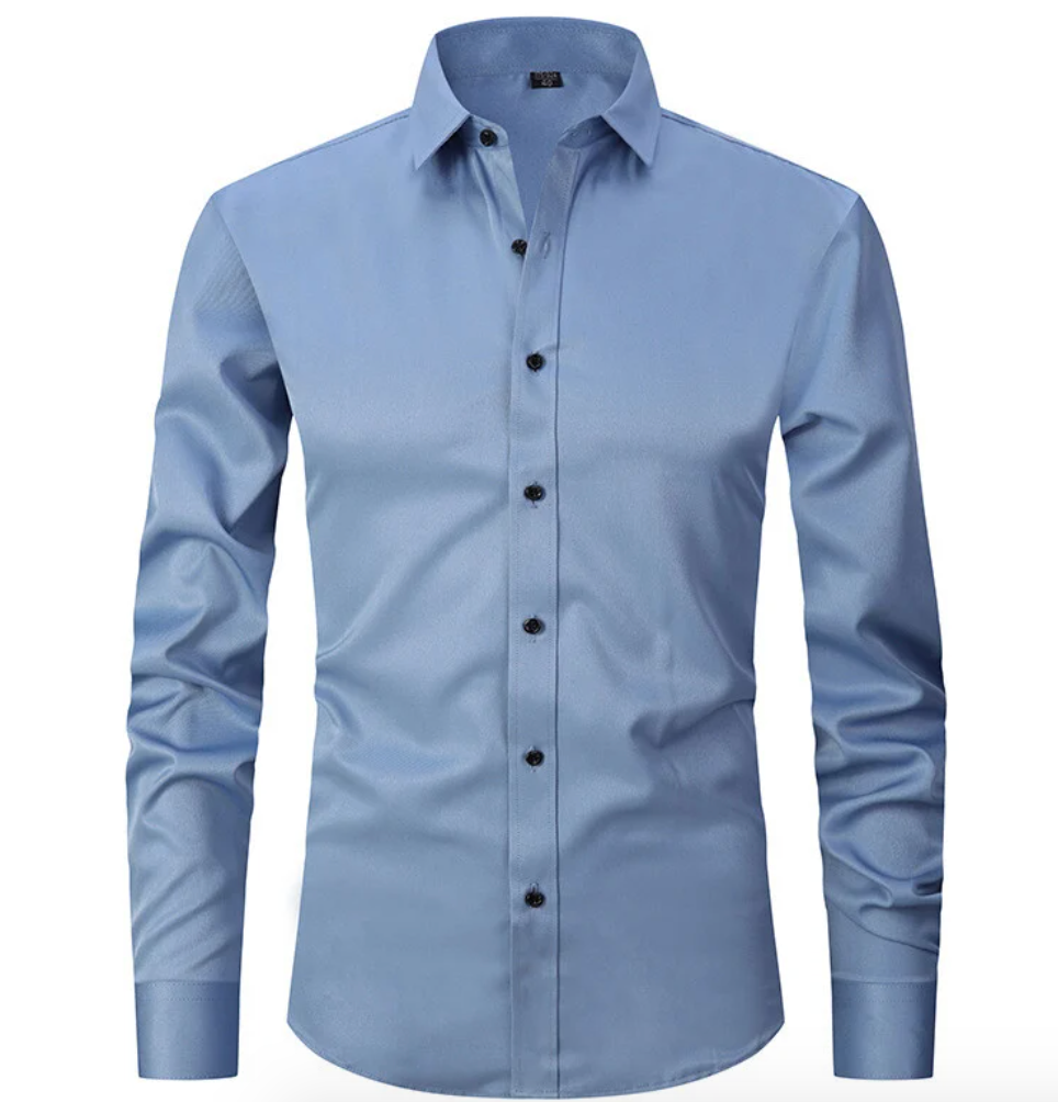 Herren Slim Fit Hemd aus Baumwolle Weiß