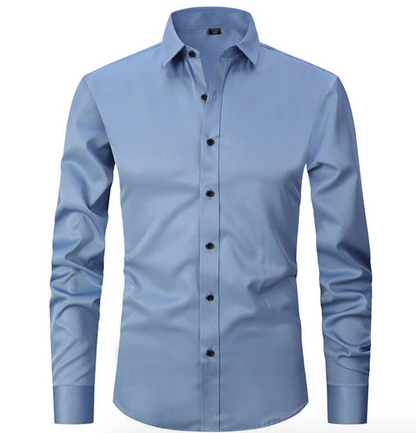 Herren Slim Fit Hemd aus Baumwolle Weiß
