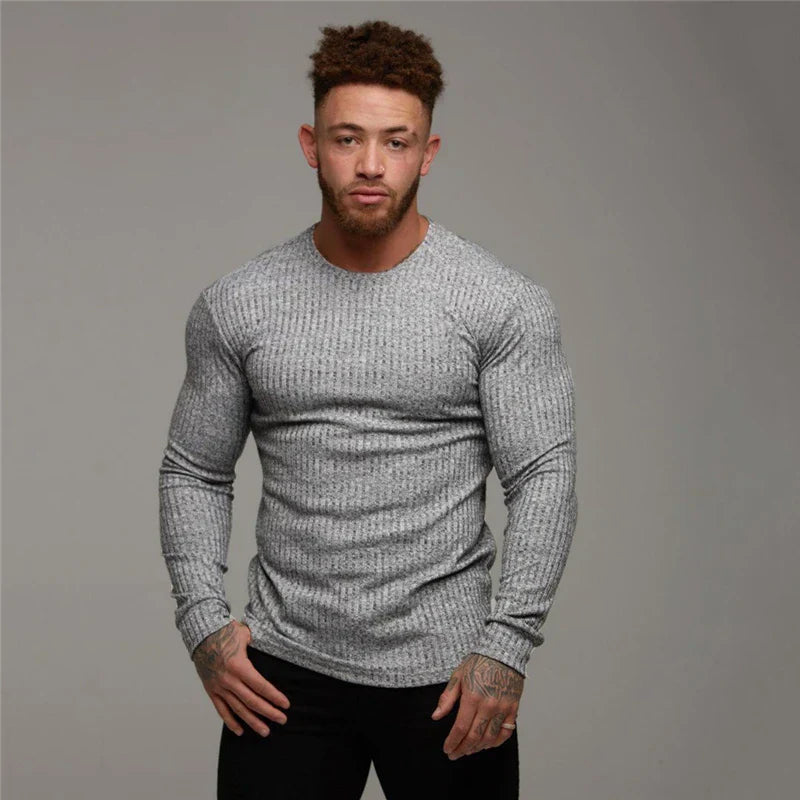 Herren Rollkragenpullover Zopfmuster