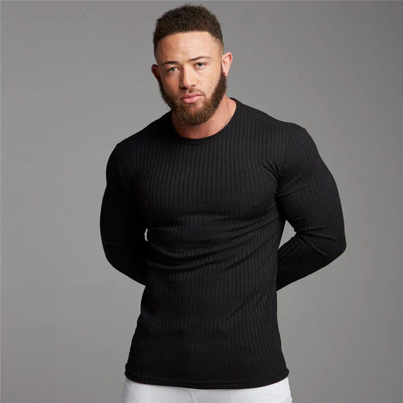 Herren Rollkragenpullover Zopfmuster