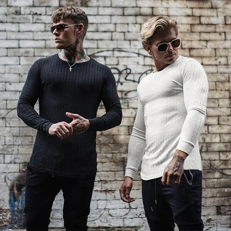 Herren Rollkragenpullover Zopfmuster