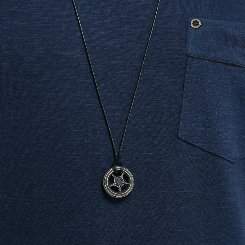 Herren T-Shirt Rundhalsausschnitt mit Taschen