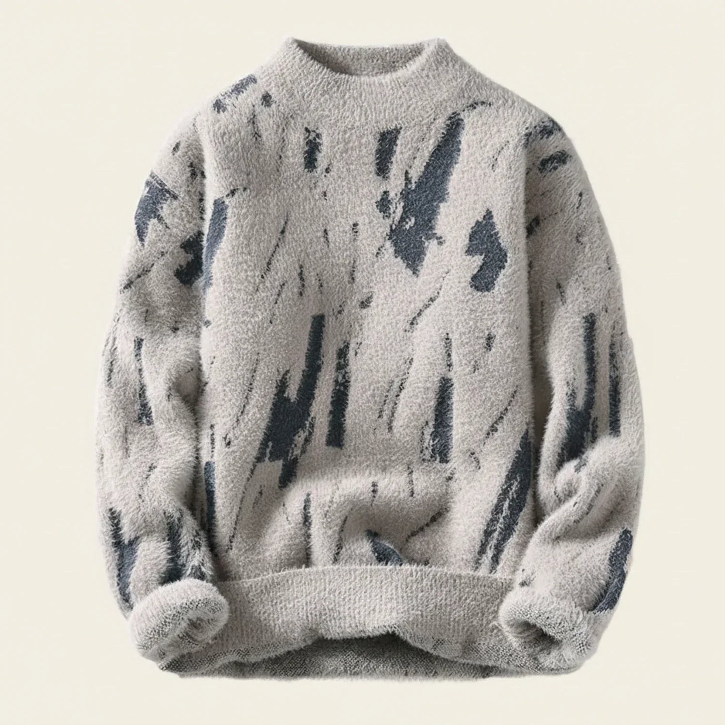 Herren Strickpullover Abstraktes Muster - Eveloria