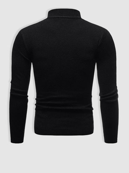 Herren Rollkragenpullover Slim-Fit aus Merino-Wolle Beige