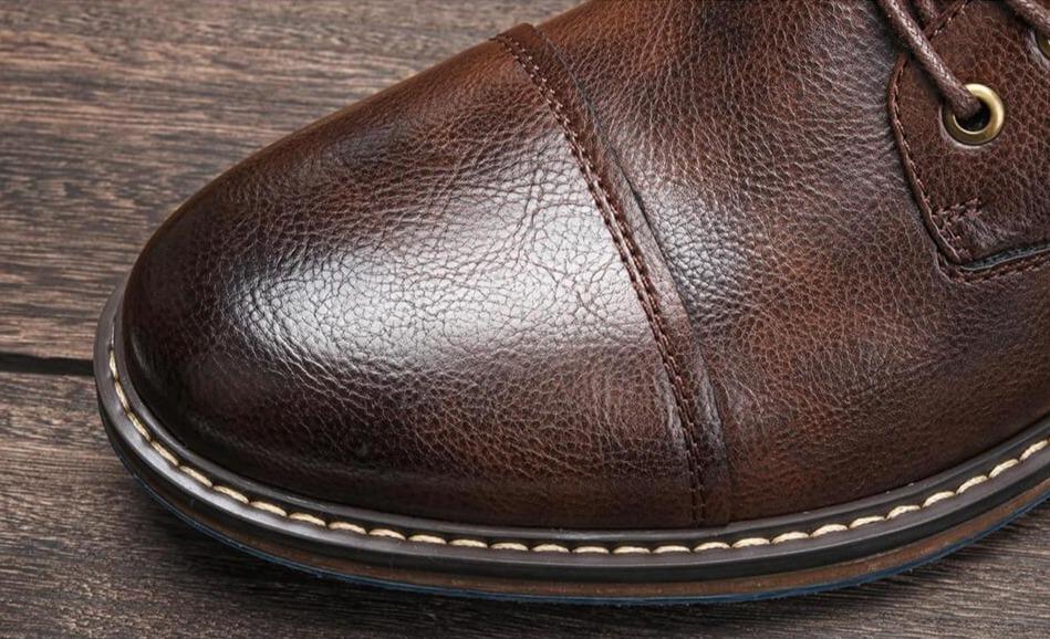 Eveloria Herrenstiefel Robust Leder Braun