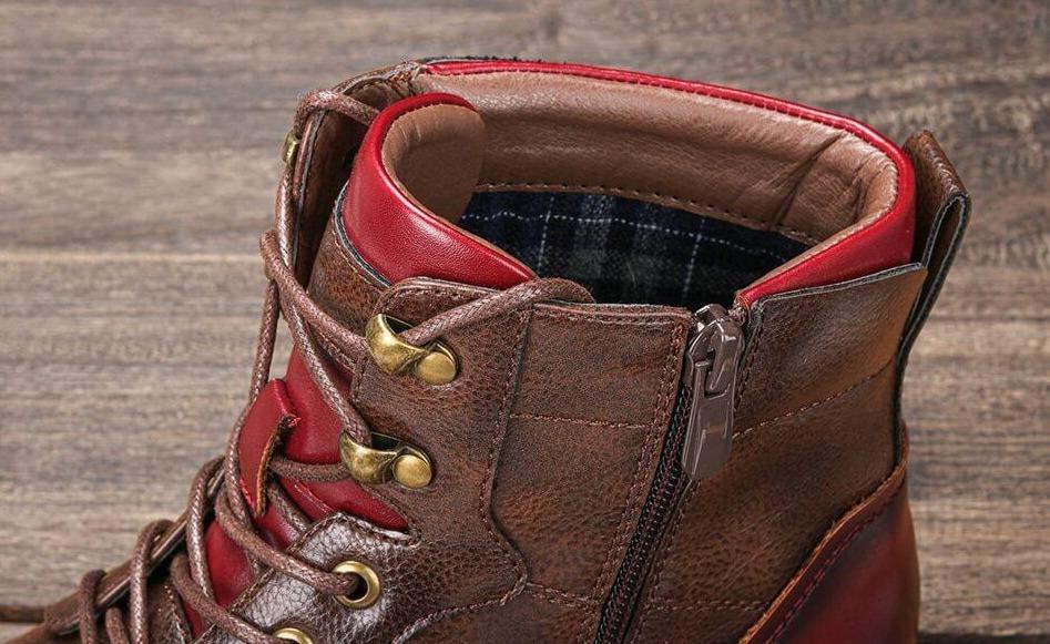 Eveloria Herrenstiefel Robust Leder Braun
