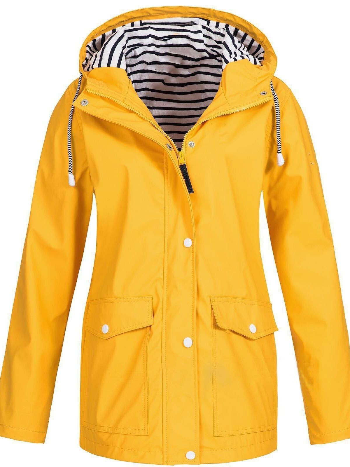 Eveloria Damen Regenjacke Wasser- und Winddicht