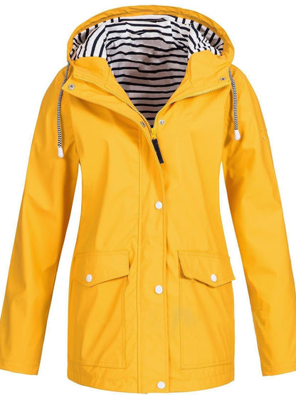 Eveloria Damen Regenjacke Wasser- und Winddicht