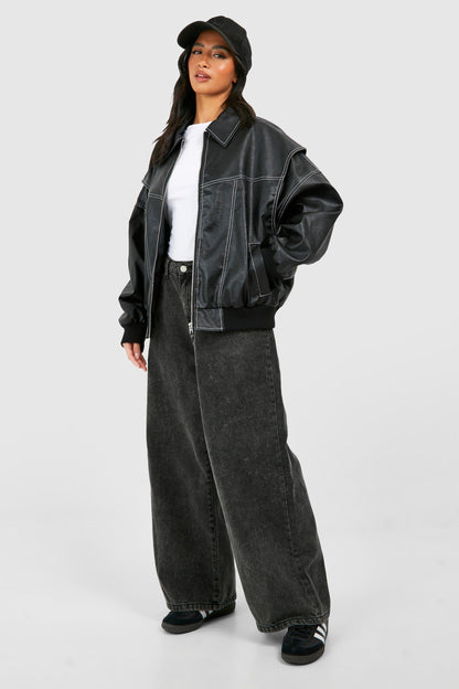 Eveloria Damen Bomberjacke Gepolstert Warm