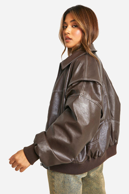 Eveloria Damen Bomberjacke Gepolstert Warm