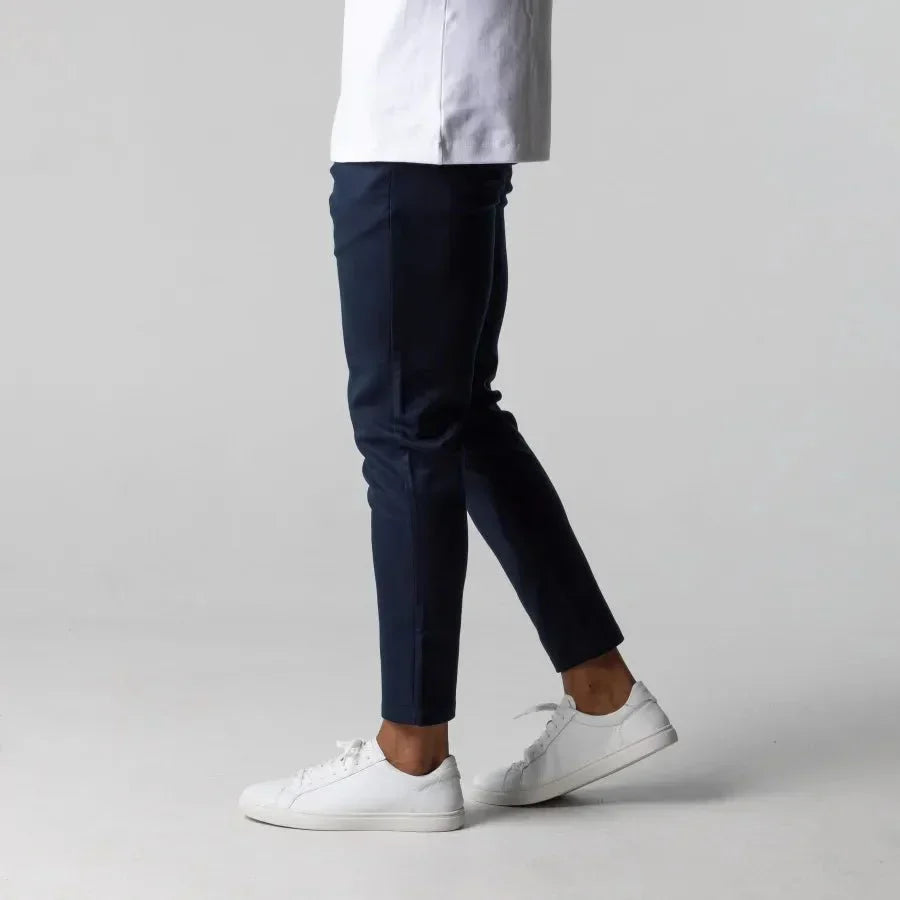 Herren Chinohose Slim Fit Klassischer Stoff
