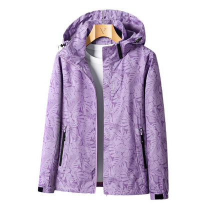 Eveloria Damen Regenjacke Wetterfest Mit Kapuze