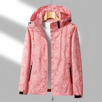 Eveloria Damen Regenjacke Wetterfest Mit Kapuze