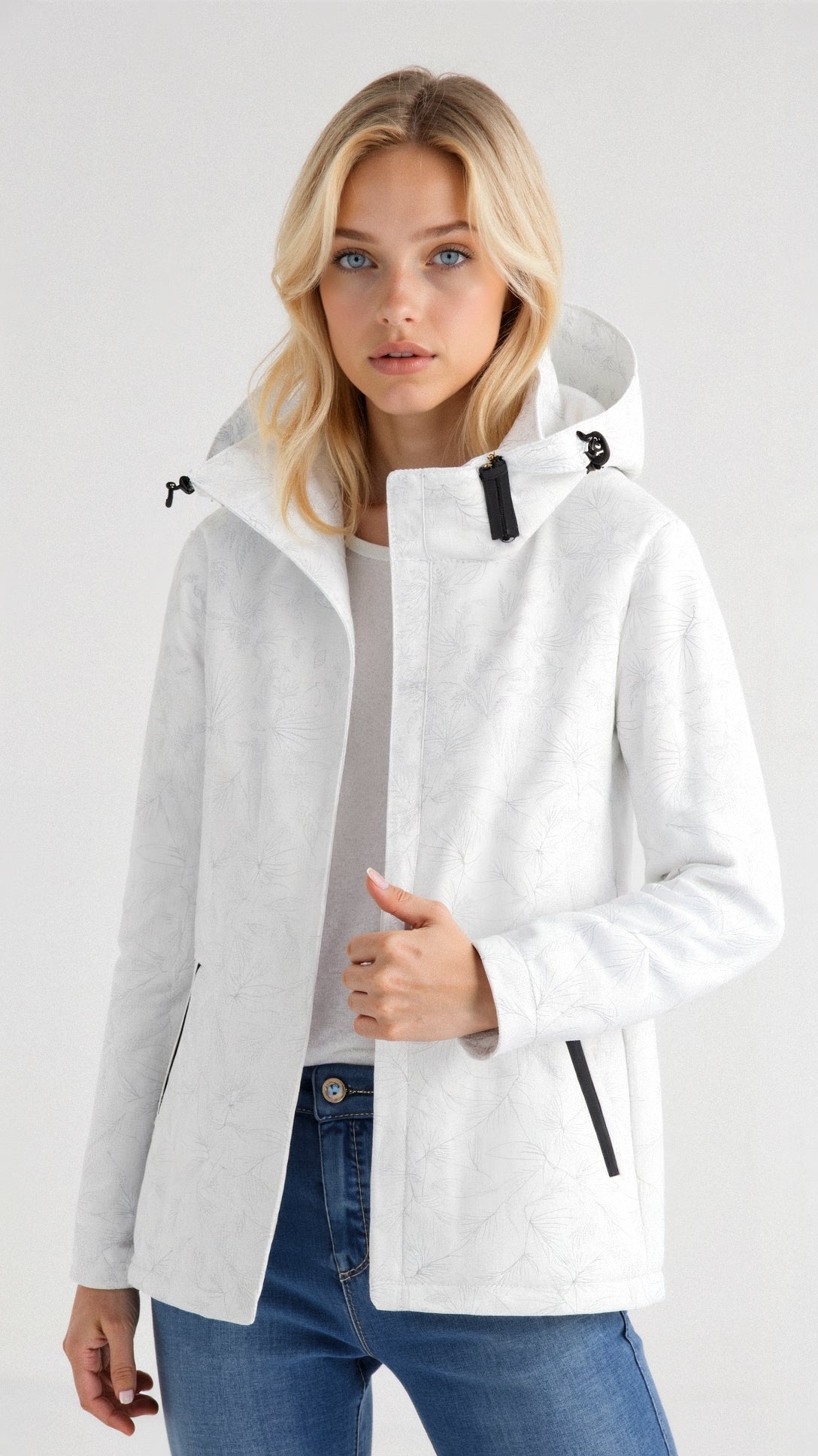 Eveloria Damen Regenjacke Wetterfest Mit Kapuze