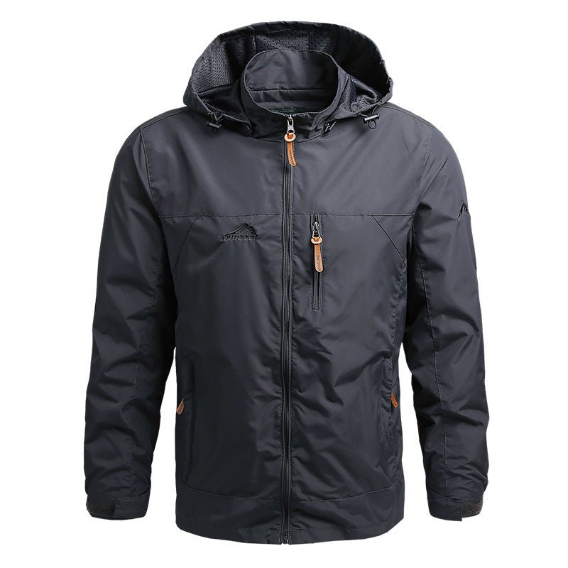 Eveloria Damen Outdoor-Jacke Wasserabweisend Verstellbare Kapuze
