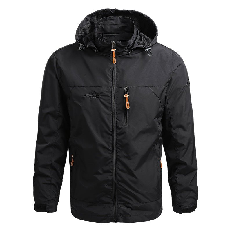 Eveloria Damen Outdoor-Jacke Wasserabweisend Verstellbare Kapuze