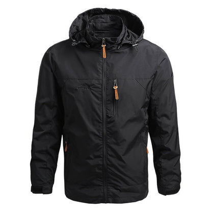 Eveloria Damen Outdoor-Jacke Wasserabweisend Verstellbare Kapuze