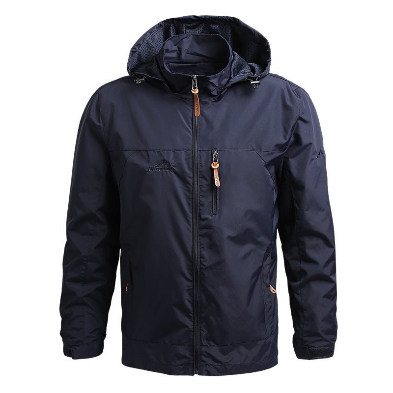 Eveloria Damen Outdoor-Jacke Wasserabweisend Verstellbare Kapuze