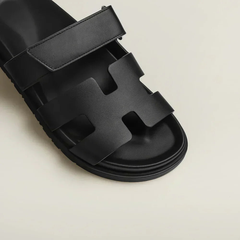 Damen Sommer Sandalen Verstellbarer Riemen Braun