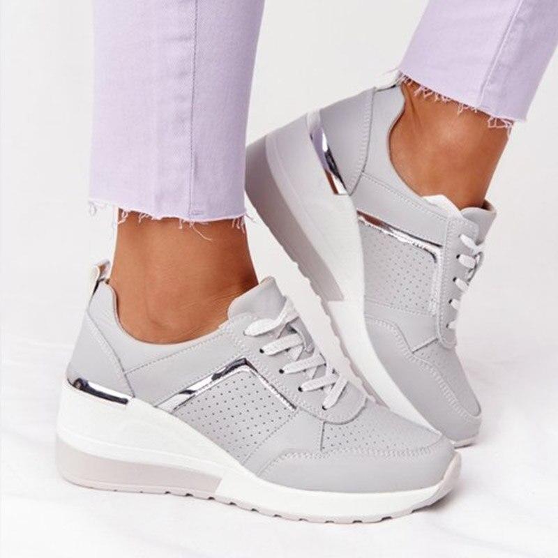 Damen Sneaker Bequem Hoch