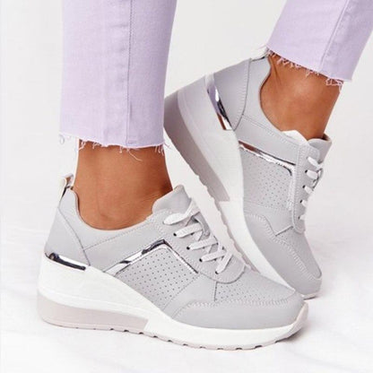 Damen Sneaker Bequem Hoch