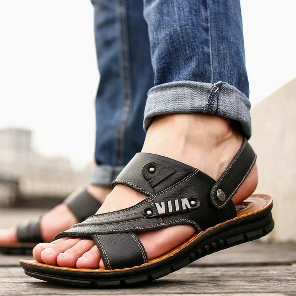 Herren Komfort-Sandalen Ergonomisch Stabil Bequem