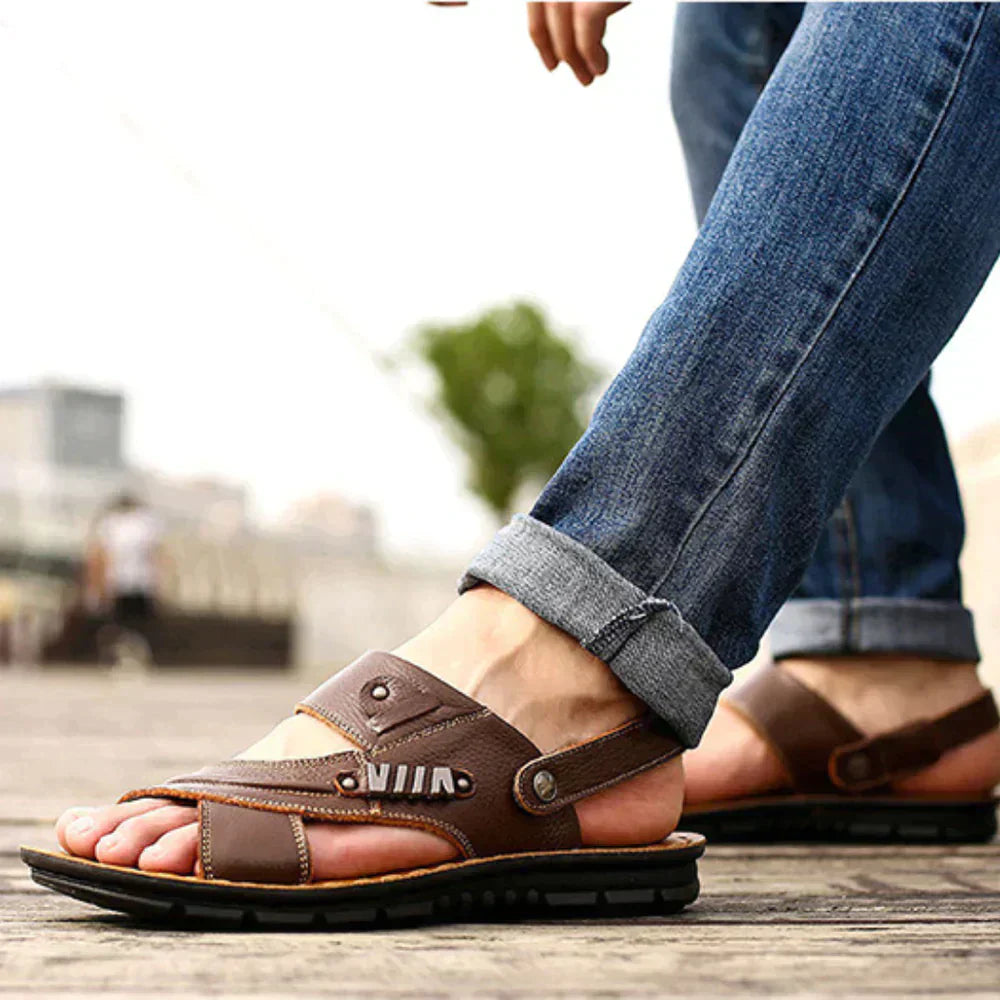 Herren Komfort-Sandalen Ergonomisch Stabil Bequem