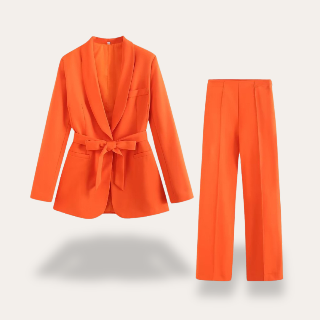 Eveloria Damen Anzug Set Stilvoll