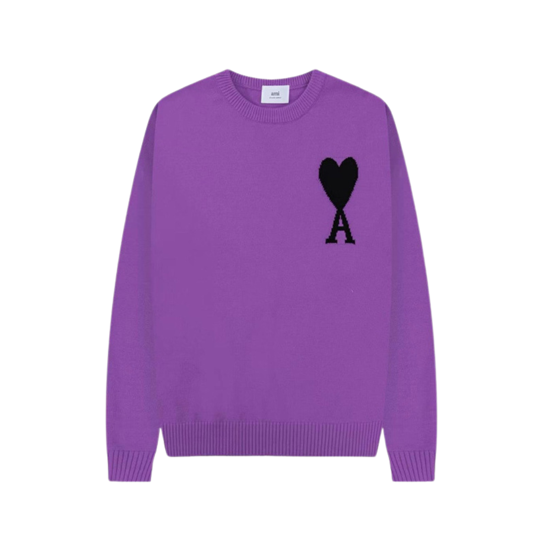 Damen Pullover Herzmotiv Weich