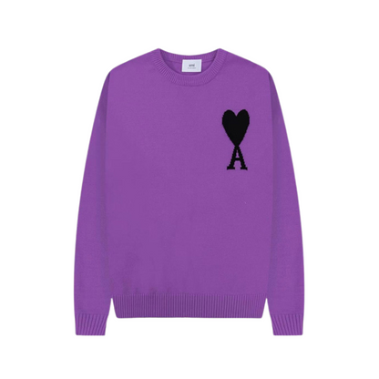 Damen Pullover Herzmotiv Weich