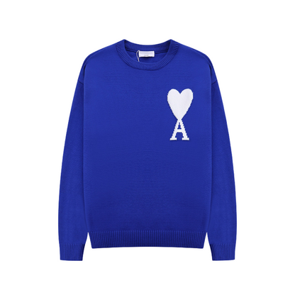 Damen Pullover Herzmotiv Weich