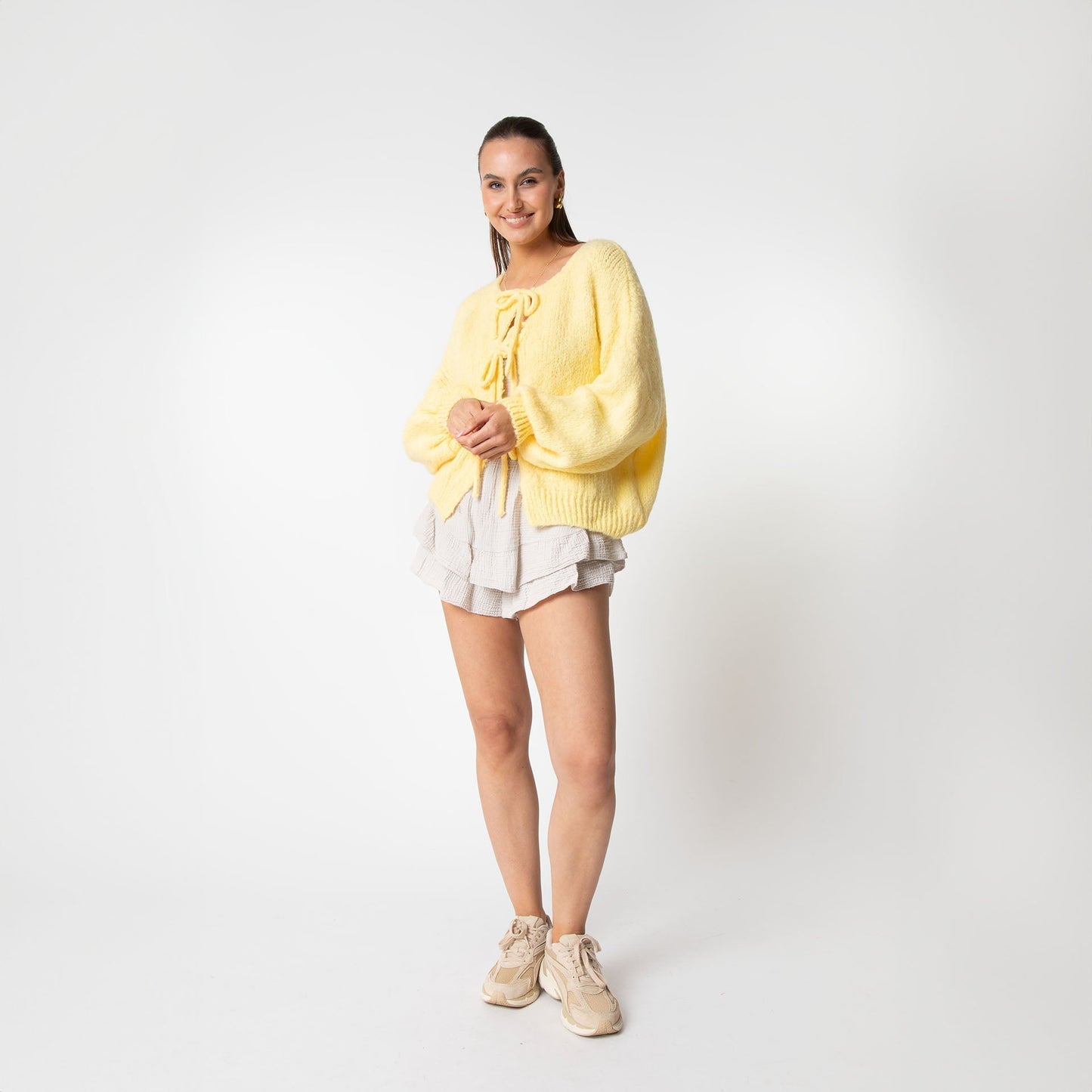 Eveloria Damen Übergroßer Cardigan