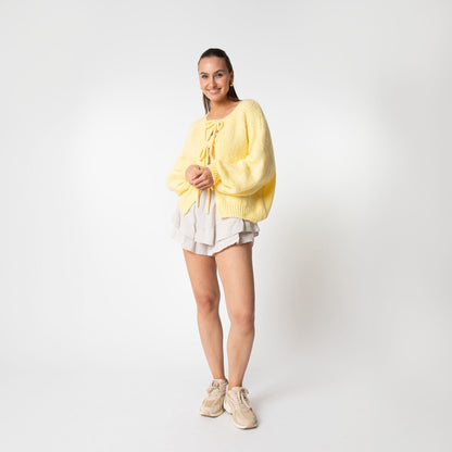 Eveloria Damen Übergroßer Cardigan