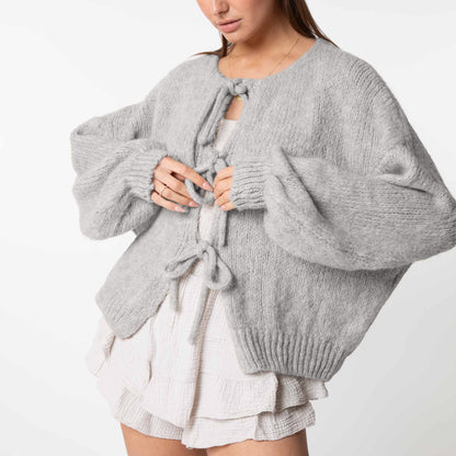 Eveloria Damen Übergroßer Cardigan