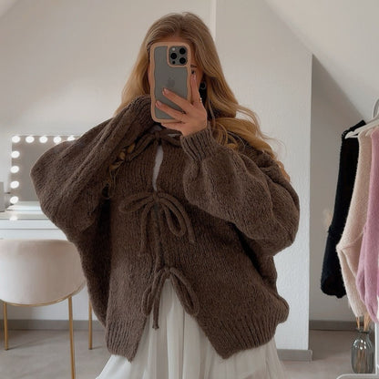 Eveloria Damen Übergroßer Cardigan