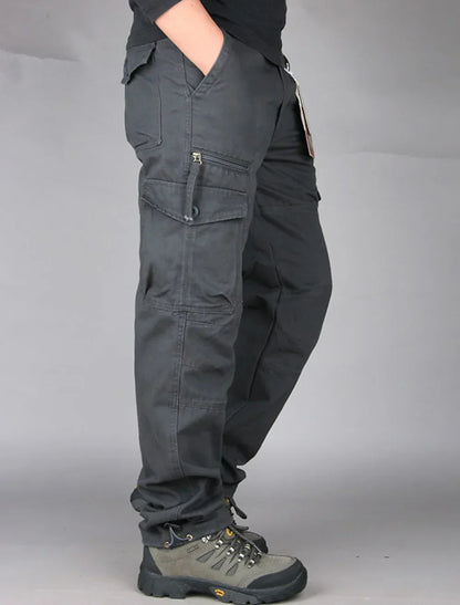 Herren Chino Cargohose Lang
